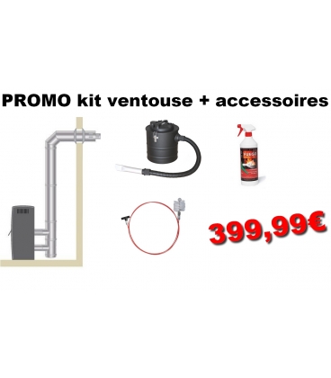 PROMO kit ventouse horizontale + accessoires PROMO kit ventouse horizontale + accessoires