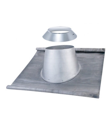 Solin plomb avec larmier double paroi Solin plomb avec larmier double paroi
